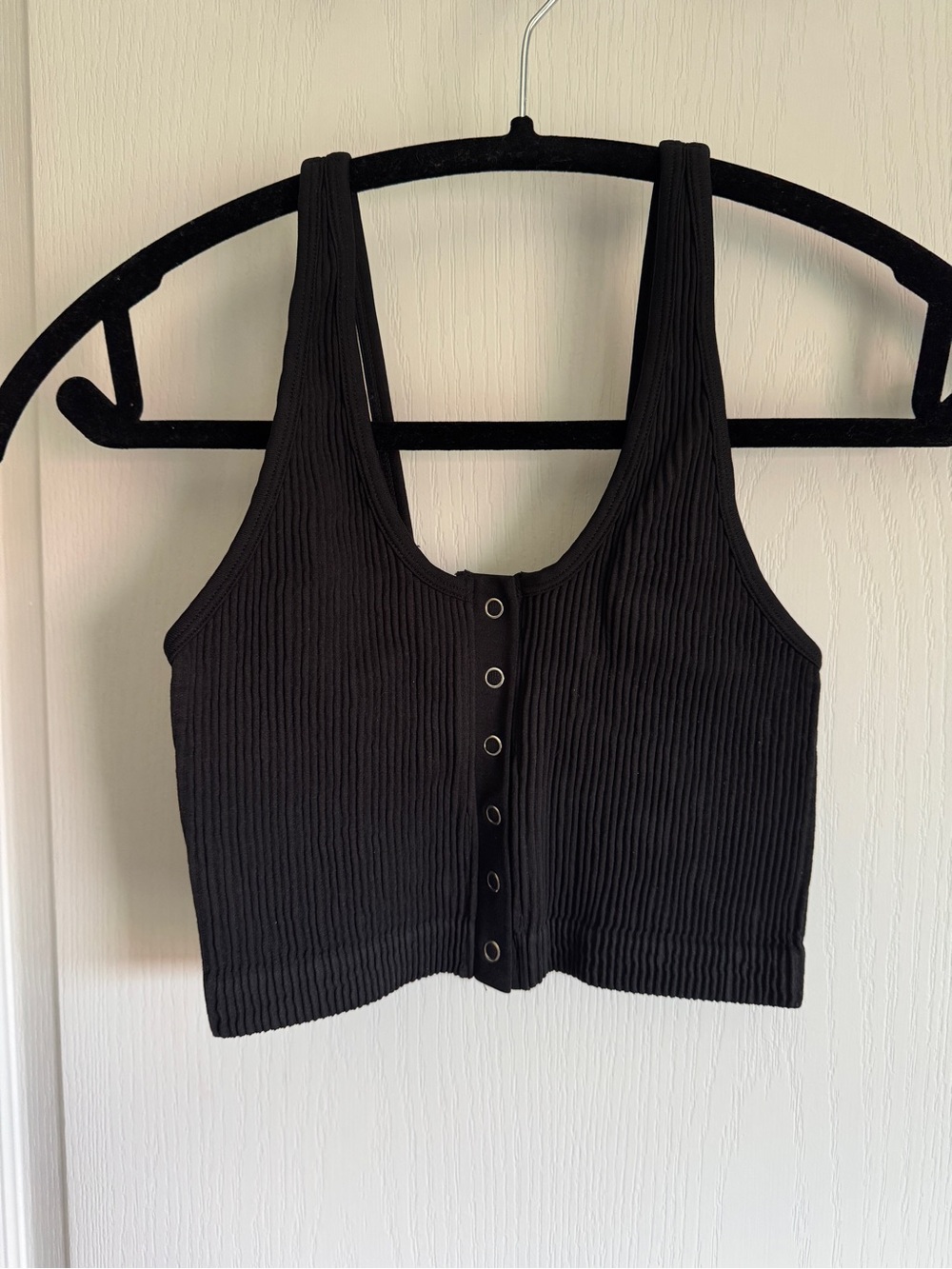 Aerie Seamless Snap Front Longline Bralette - Picture 2 of 5